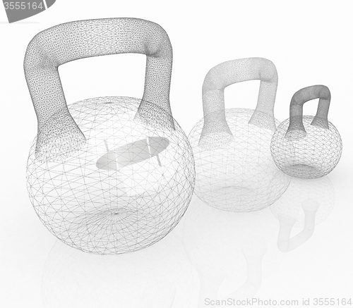 Image of dumbbells