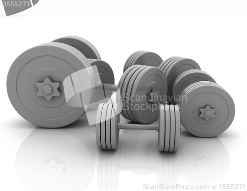 Image of Fitness dumbbells