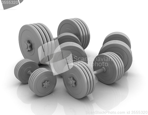 Image of Fitness dumbbells