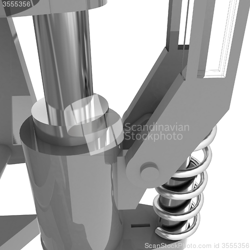 Image of Abstract engineering assembly