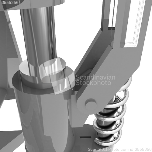Image of Abstract engineering assembly