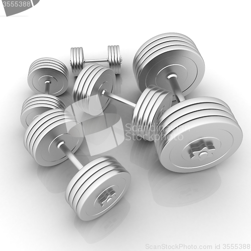 Image of Fitness dumbbells