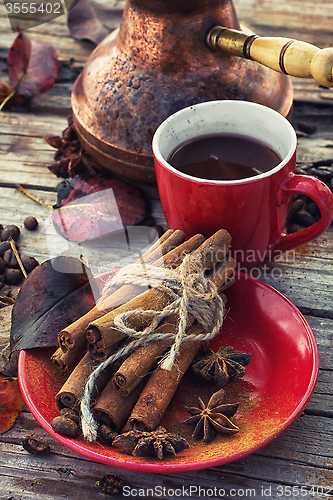 Image of Coffee in the fall