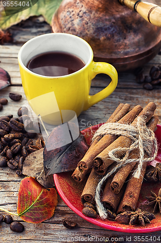 Image of Coffee in the fall