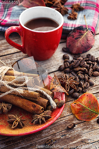 Image of Coffee in the fall