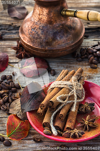 Image of Coffee in the fall