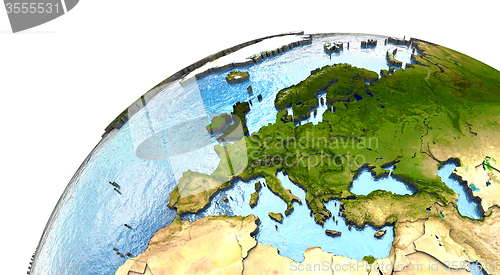 Image of Europe on Earth