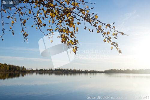 Image of autumn lake