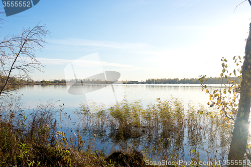 Image of autumn lake