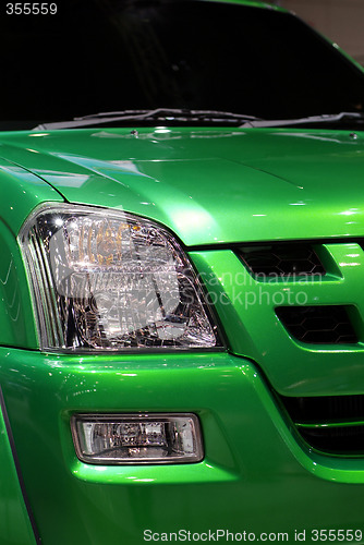 Image of Front of pickup truck
