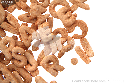 Image of gingerbread christmas alphabet