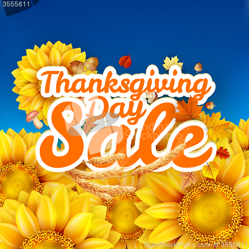 Image of Thanksgiving Day sale. EPS 10