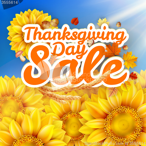 Image of Thanksgiving Day sale. EPS 10