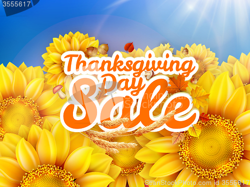 Image of Thanksgiving Day sale. EPS 10