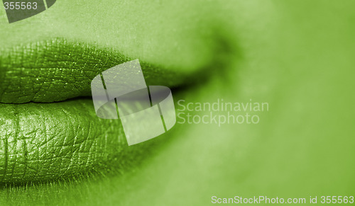 Image of bright lips