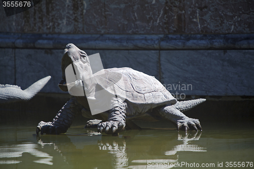 Image of Closeup of Latona fountain at Herrenchiemsee, Bavaria