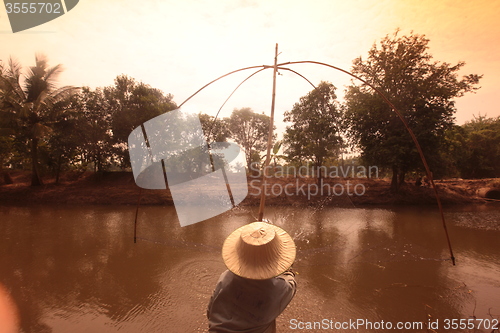Image of ASIA THAILAND ISAN KHORAT PEOPLE FISHING
