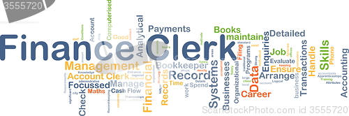 Image of Finance clerk background concept