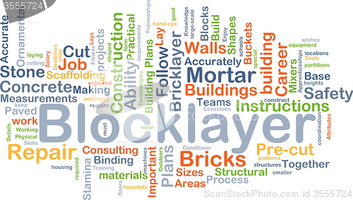 Image of Blocklayer background concept