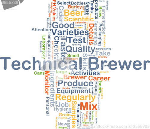 Image of Technical brewer background concept