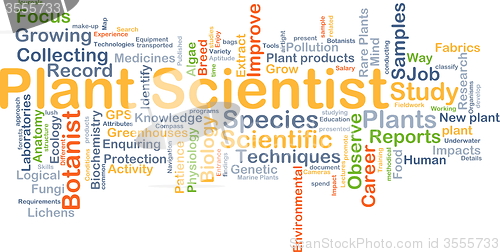 Image of Plant scientist background concept