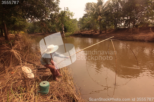 Image of ASIA THAILAND ISAN KHORAT PEOPLE FISHING