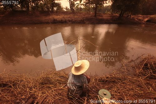 Image of ASIA THAILAND ISAN KHORAT PEOPLE FISHING