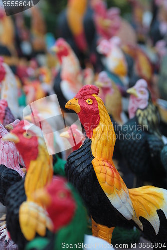 Image of ASIA THAILAND ISAN KHORAT CHICKEN TEMPLE