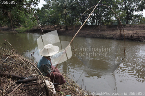 Image of ASIA THAILAND ISAN KHORAT PEOPLE FISHING