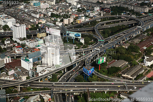 Image of Traffic at December in Bangkok