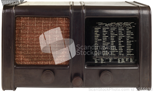 Image of Old Wooden Radio Cutout