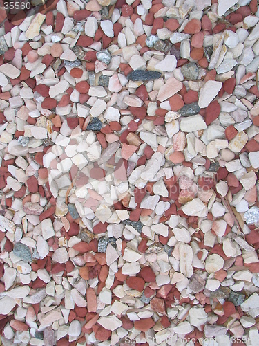 Image of colourful stone ground