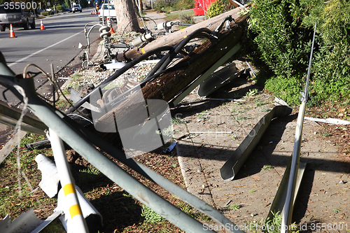 Image of accident aftermath scene