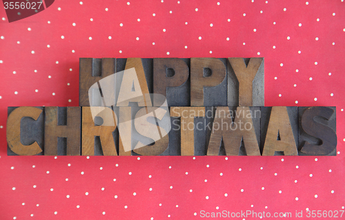 Image of polka dots Happy Christmas