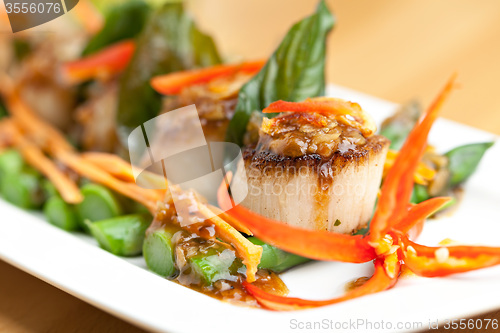 Image of Thai Scallops Dish