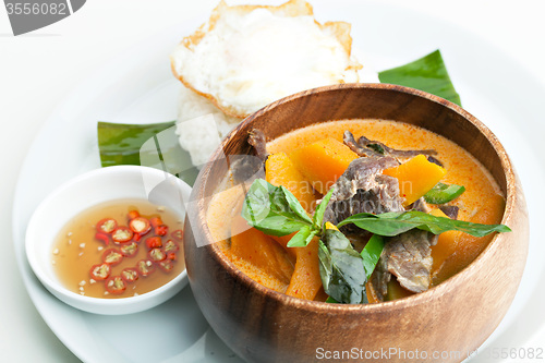 Image of Pumpkin Red Curry with Beef