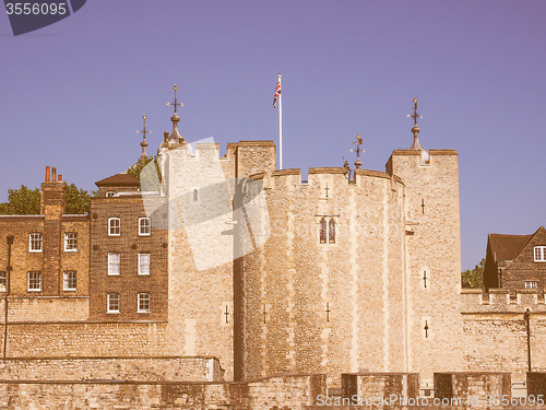 Image of Retro looking Tower of London