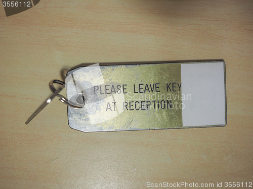 Image of Hotel room key