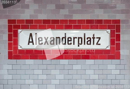 Image of Alexander Platz sign in Berlin