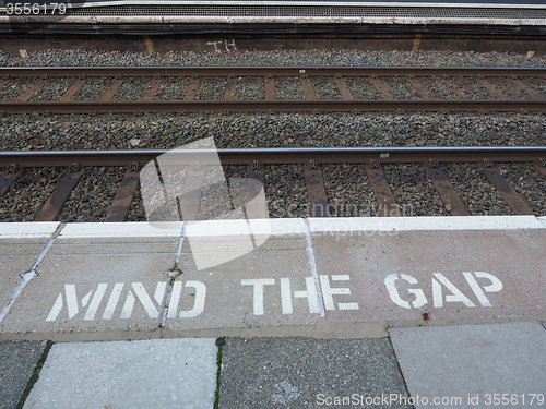 Image of Mind the gap in London