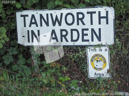 Image of Tanworth in Arden sign