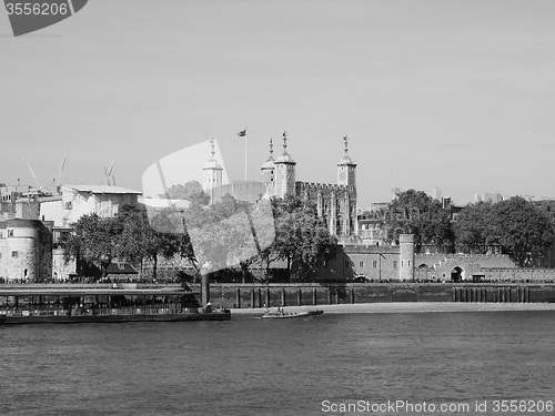 Image of Black and white Tower of London