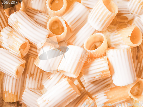 Image of Retro looking Paccheri pasta