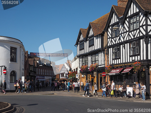 Image of Tourists visiting Stratford upon Avon