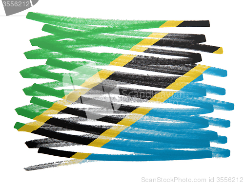 Image of Flag illustration - Tanzania