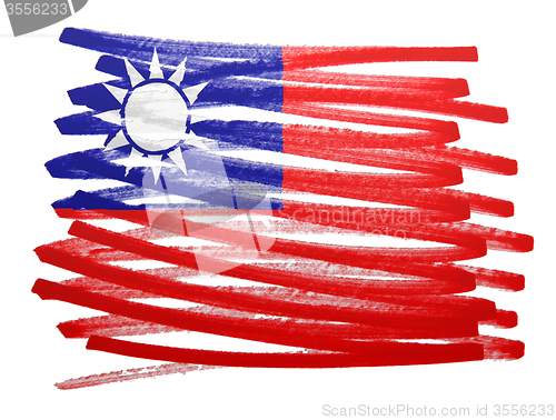 Image of Flag illustration - Taiwan