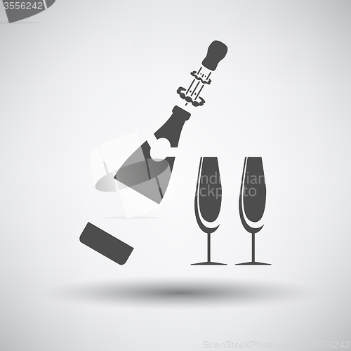 Image of Party Champagne and Glass Icon