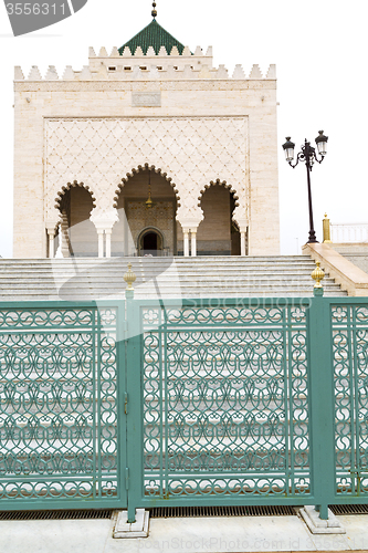 Image of the   chellah  in morocco africa  step  monument and site