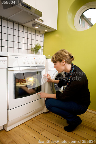 Image of Watching Pizza Bake