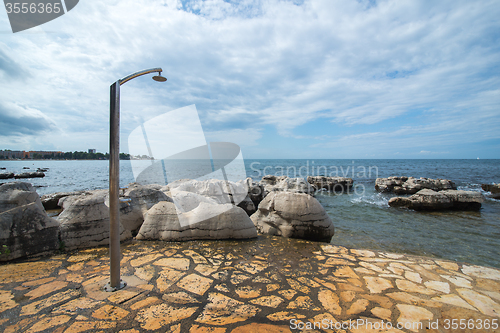 Image of shower for rinsing after swimming